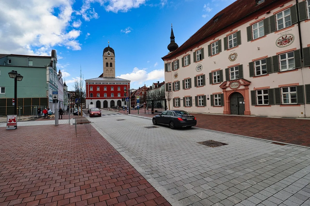 Stadtansicht von Erding