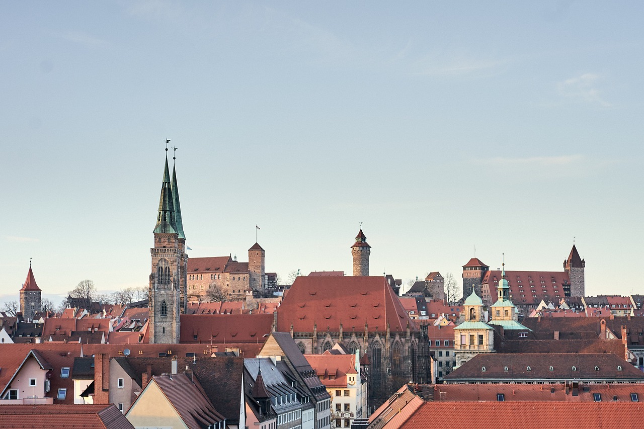 nuremberg, castle, historic center, roofs, church, nuremberg, nuremberg, nuremberg, nuremberg, nuremberg
